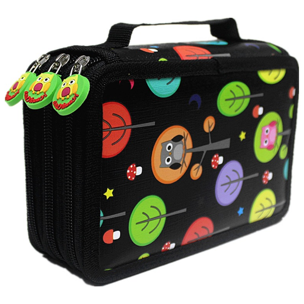 Multilayer 2/3/4 Layers 32/52/72 Holes Pencil Case for Girls Boys Pen Bag Large Cartridge Penalties Big Box Stationery Pouch