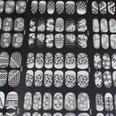 Flower Floral Design Color Change Changing Nail Sticker Changed with Sunlight UV Light