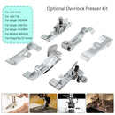 6pcs Presser Optional Overlock Feet Foot Pack for Juki Lock MO-50E MO-51E Sewing Tools