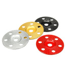 Drillpro 100mm Tungsten Carbide See Through Wood Shaping Disc Flat Carving Disc with Hole 16mm Bore Sanding Grinder Wheel for 100 115 Angle Grinder