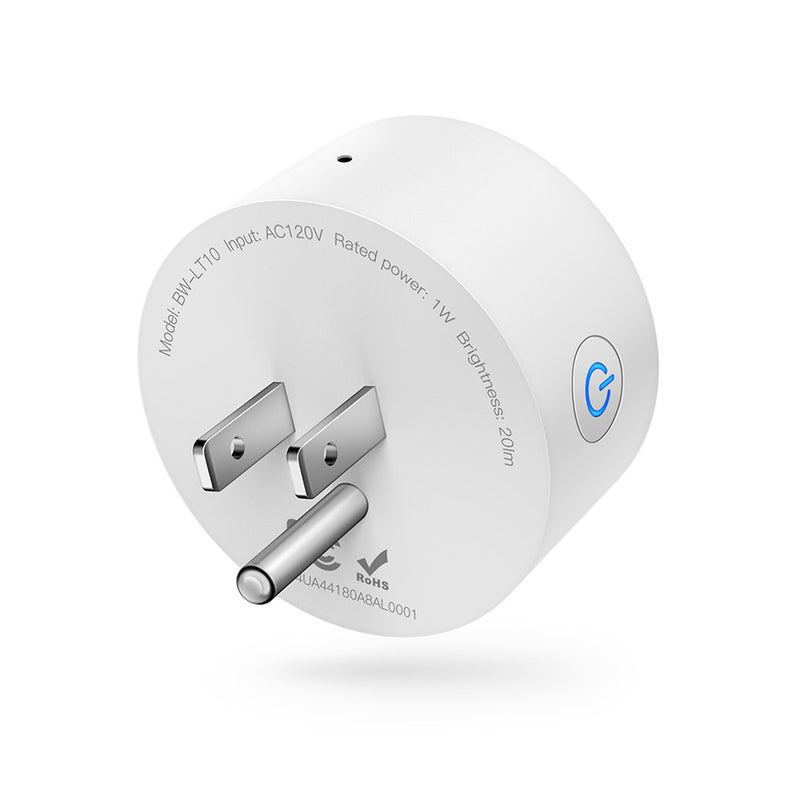 BlitzWolf BW-LT10 Smart Night Light 3000K Color Temperature 20 Lumens 120 Lighting Angle