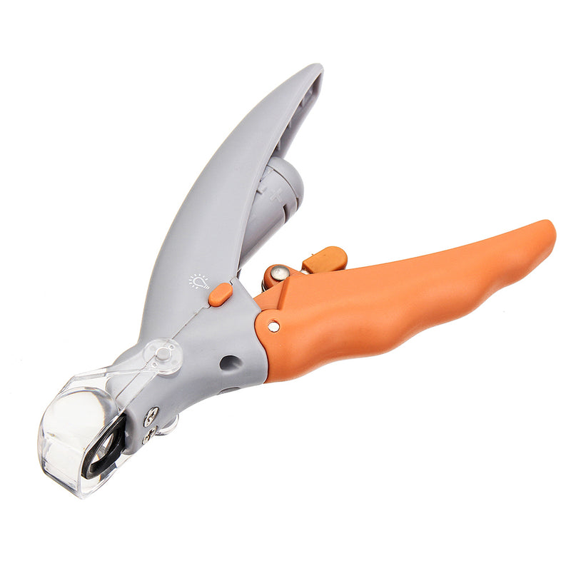 Illuminated Light Pet Nail Clipper for Cats and Dogs Trimmer Grinder Grooming