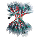 50pcs DC 5V WS2811 RGB Full Color 12mm Pixels Digital Addressable LED String Light IP68
