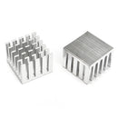 10pcs 20x20x15mm DIY CPU IC Chip Heat Sink Extruded Cooler Aluminum Heat Sink