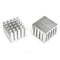 10pcs 20x20x15mm DIY CPU IC Chip Heat Sink Extruded Cooler Aluminum Heat Sink