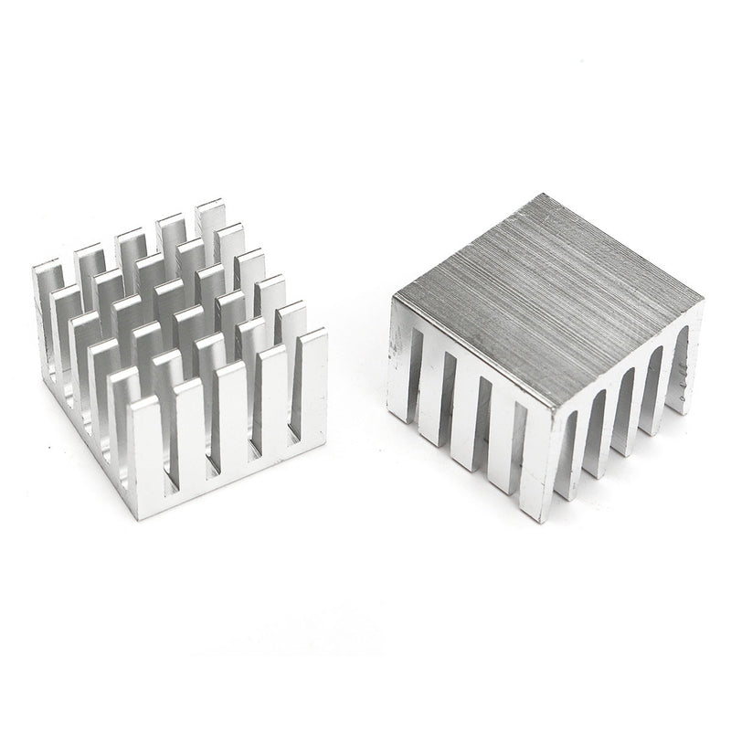 10pcs 20x20x15mm DIY CPU IC Chip Heat Sink Extruded Cooler Aluminum Heat Sink