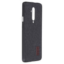 Bakeey Luxury Fabric Splice Soft Silicone Edge Shockproof Protective Case For OnePlus 7T Pro