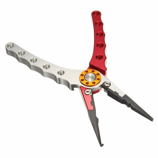 Aluminum Fishing Pliers Scissors Line Cutter Remove Hook Tackle Fishing Tool