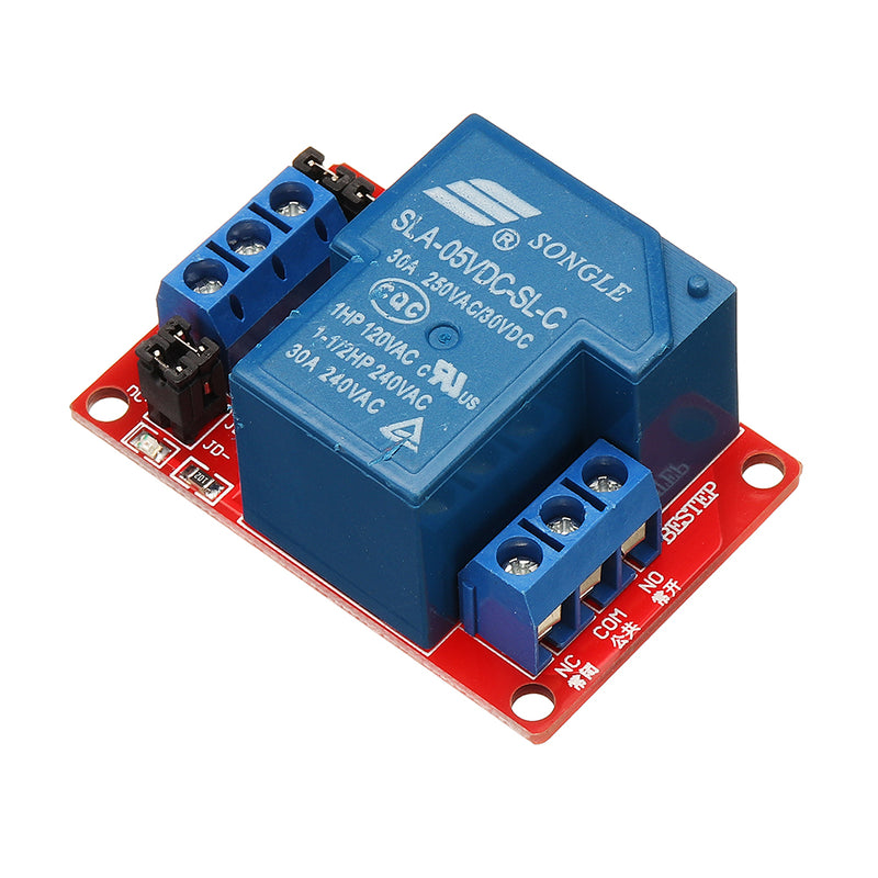 10pcs BESTEP 1 Channel 5V Relay Module 30A With Optocoupler Isolation Support High Low Level Trigger