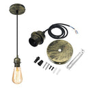 E27 Fabric Flex Ceiling Light Romantic Pendant Lamp Holder Fitting Lighting Decoration AC110-220V