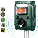 KCASA KC-501 Garden Solar Powered Ultrasonic Outdoor Animal Repeller Motion Sensor Flash Light Dog Cat Raccoon Rabbit Animal Dispeller