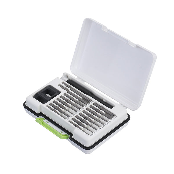 Minleaf 16 In 1 Screwdriver Set Magnectic Precision Screwdrivers Magnetizer Driver Kit Phone Tablet Glasses Magnectic Precision Screwdrivers Disassemble Repairing With Box DIY