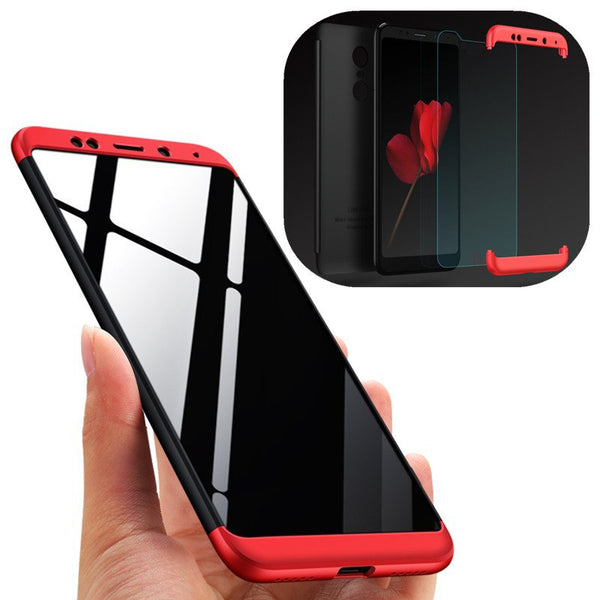 Bakeey Full Cover Protective Case+Tempered Glass Screen Protector for Xiaomi Redmi 5 Plus Redmi 5P