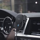 HOCO CW25 10W Qi Wireless Charger Fast Charging Gravity Linkage Auto Lock Air Vent Car Phone Holder Car Mount for 4.0-6.5 Inch Qi-enabled Smart Phone for iPhone 11 for Samsung Galaxy Note 10
