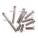 M10 Titanium Ti Hex Head Flange Bolt 25 30 35 40 50 55 70 80 90 110 Fine X 1.25mm