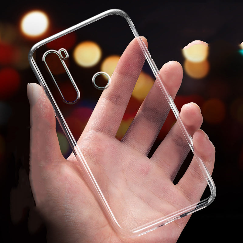 BAKEEY Transparent Ultra-thin Non-yellow Soft TPU Protective Case for Xiaomi Redmi Note 8T