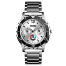 SKMEI 1482 Business Style Stainless Steel Luminous Pointer Quartz Watches Men Wrist Watch