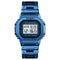 SKMEI 1456 LED Chronograph Countdown Alloy Case Stainless Steel Waterproof Digital Watch Men Watch
