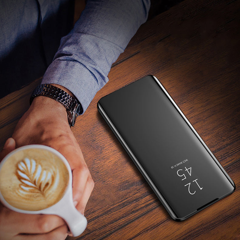 Bakeey Plating Mirror Window Shockproof Flip Full Cover Protective Case for OnePlus 7 Pro