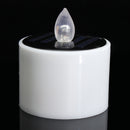 Solar Powered LED Candle Battery Wedding Decor Romantic Warm White Tea Light