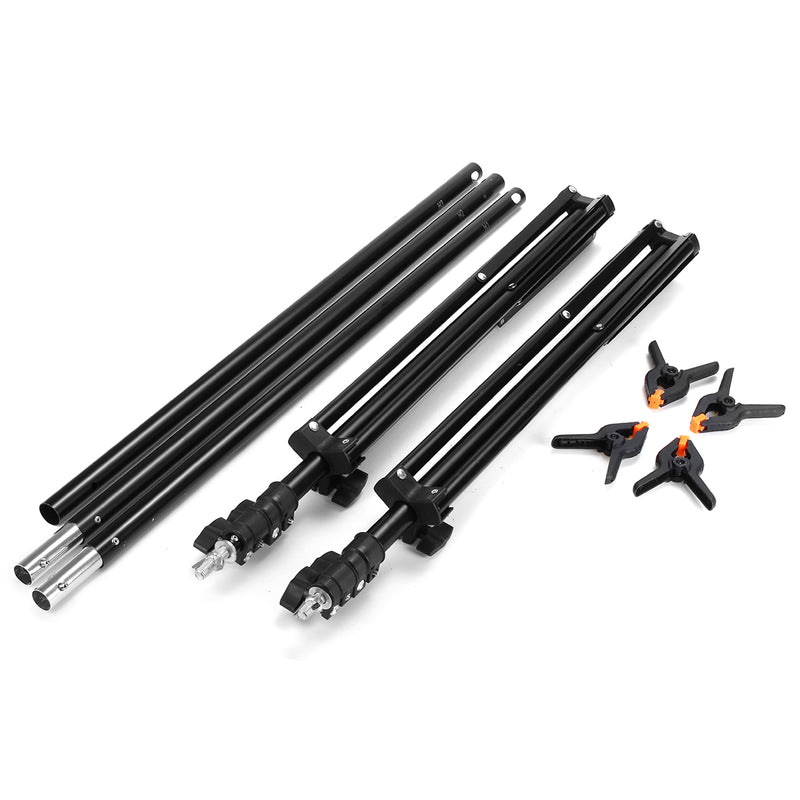 Aluminum Alloy Photography Background Stand Tools Kit Portable Easy Installl
