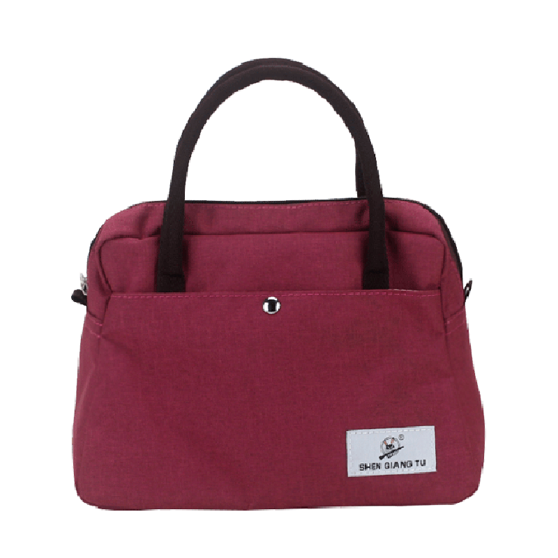 New Portable Lunch Bag Thermal Insulated Snack Lunch Box Carry Tote Storage Bag Travel Picnic Food P