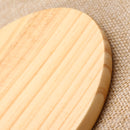 Lucky Fine Hand-Held Solid Wood Mirror Portable Retro Makeup Mirrors Beauty Supplies Mirror