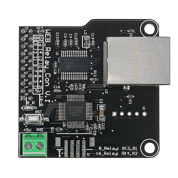 Ethernet Control Module With 16 CHs Relay For LAN WAN WEB Server RJ45 Android iOS