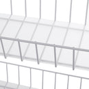 Rolling 3/4 Tiers Slim Cabinet Cart Shelf Kitchen Storage Rack With Wheel Bathroom Shelf