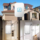 CACAZI FA86 Self-powered Waterproof Wireless Doorbell 1 Transmitter to 1 Receiver Home Call Ring Bell No Battery Required Button 150M Remote