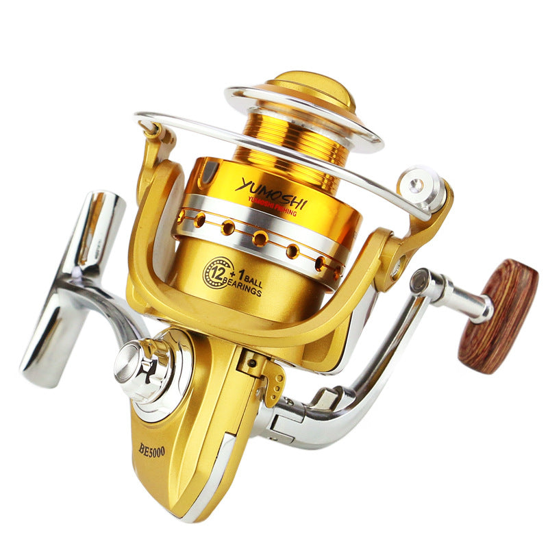 ZANLURE BE2000-5000 5.5:1 12+1BB Gapless Full Metal Spinning Reel Left/Right Hand Sea Fishing Reel