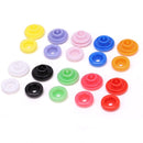 20 Color DIY Clothes T5 Plastic Fasteners Snap/Prong Ring Fastener Snap/Metal Press Stud Cloth Tool Kit