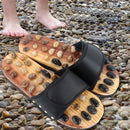 Foot Massager Non-slip Cobblestone Mat Men & Women Massage Slippers Shoes Moxibustion