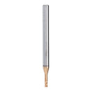 Drillpro 2 Flutes D2mm R0.2 Long Neck Ball Nose End Mill HRC60 CNC Deep Groove Milling Cutter Router Bit