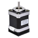 4Pcs 53.8*53.8mm NEMA17 Stepper Motor Vibration Shock Absorber Damper with Black Heat Sink for 3D Printer CNC Part