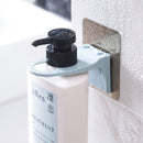Wall Mounted Magic Sticky Shampoo Hook Shower Hand Soap Bottle Hanging Holder Bathroom Hanger Access