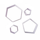 4pcs Football Fondant Cutter Plastic Cutter Fondant Molds Cake Decorating Molds Baking Mold