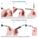 72pcs Wood Burning Pen Set Tips Stencil Soldering Tools Pyrography Crafts Kit Soldering Iron Kit