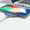 Bakeey X10 10W QI Wireless Fabric Aluminum Alloy QC2.0 Fast Charging Charger Pad For iphone Samsung