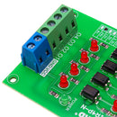 3pcs 5V To 24V 4 Channel Optocoupler Isolation Board Isolated Module PLC Signal Level Voltage Converter Board 4Bit