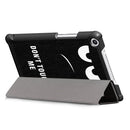 Tri Fold Printing Case Cover for 8 Inch Huawei Honor 5 Tablet Big Eyes