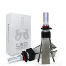 Roadsun 2pcs 12V/24V T8 LED Bulb H1/H4/H7/H11/9005/9006 White Headlights 60W 6000Lm COB Headlamp Auto Fog Light Lamp Bulb