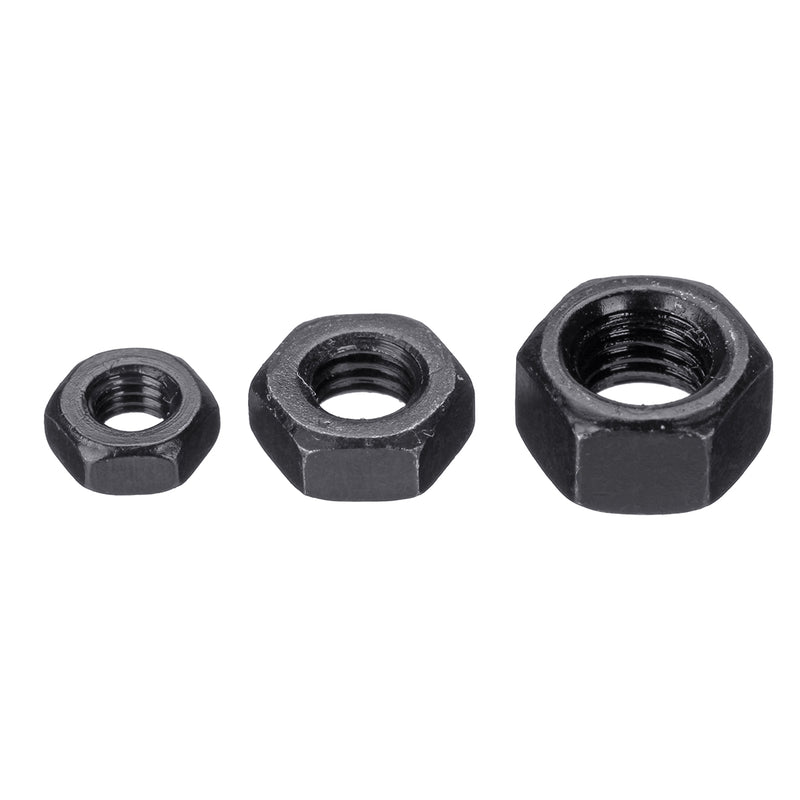 Suleve MXCH 480Pcs M3/M4/M5 Carbon Steel Screw 10.9 Grade Hex Socket Flat Head Bolt Nut Assorment