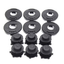 6pcs Spools+6pcs Cap Combo Lawnmower Head Cover For Stihl 25-2 FS 90 100 110 120 130 55 80 83 85