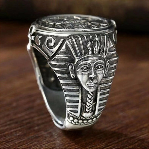 New Vintage Horus Anubis Wanderer Ring Ancient Egyptian Personality Men's Ring