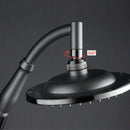 6''  Bathroom Sprayer Round Polished 360 AdjustableTwo Pole Rainfall Shower Head
