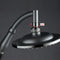 6''  Bathroom Sprayer Round Polished 360 AdjustableTwo Pole Rainfall Shower Head