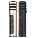 Dual Mobile Phone Computer Anchor Live Microphone Portable Mini Recording Capacitor Built-In Sound Card Karaoke Mic