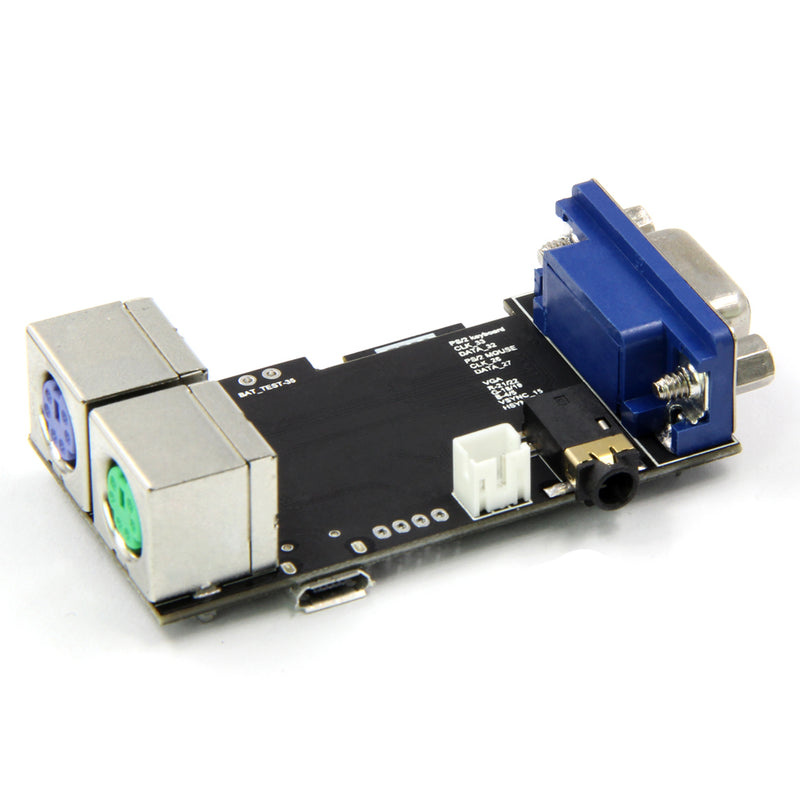 LILYGO TTGO VGA32 V1.1 Controller PS/2 Mouse And Keyboard Controller Graphics Library Game Engine ANSI/VT Terminal For ESP32