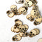 Loskii JM01543 150PCS Blank Wood Halloween Party Owl Skull Bat Pumpkin Cat Spider Halloween Decorations